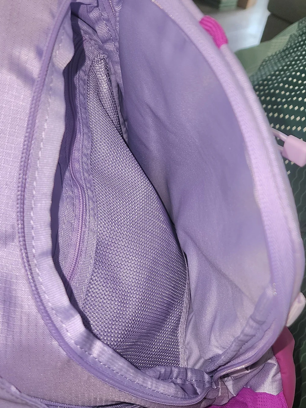Nike Lavender and Magenta Backpack with Cable Organizer NWT